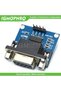5pcs MAX3232 RS232 to TTL Serial Port Converter Module DB9 Connector MAX232 MAX-3232 RS-232