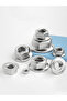 M8(10Pcs) 304 Stainless Steel Flange Lock Nuts, DIN6923, Serrated Non-Slip One-Piece Design for Auto - 7