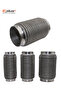 76MM-120MM EPLUS Car Exhaust Tube Telescopic Flexible Connection Steel Mesh Bellows Stainless Steel - 7