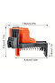 Orange-4PCS Professional Woodworking 90° Right Angle Clamps - Premium Accurate Frame and Cabinet Ass - 5