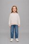 Girl's Hooded Zippered Sweatshirt 1-5 Years - 422301