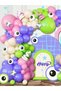 Other As Picture 104-Piece Monster Balloon Arch Garland Set, Pink, Purple, Nude, Green Balloon Arch - 7