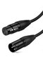 كابل XLR للتسجيل على مسرح DJ بطول 3 أمتار وميكروفون وواجهة صوتية Phantom Power ووحدة خلط وكابل XLR ثلاثي السنون - 7