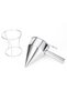 L 600/1200ML Oil Bucket with Holder Stainless Steel Funnel Dispenser Cupcake Pancake Batter Octopus. - 3
