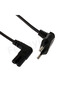 1M 90 Degree Schuko CEE7/16 Europe 2pin Male to Right Angled IEC 320 C7 Power Supply Cord Cable - 5