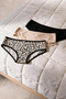 3-Pack of Leopard and Solid Patterned Women's Slip Panties