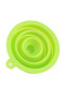 1pc Mini Silicone Gel Foldable Collapsible Style Funnel Hopper Kitchen Tool (Color: Random) - 6