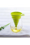 1pc Mini Silicone Gel Foldable Collapsible Style Funnel Hopper Kitchen Tool (Color: Random) - 2