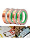 10mm 20M Copper Tape Double-Sided Conductive Copper Foil Tape for Stained Glass Conductive Tape for - 2