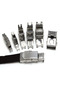 5x3mm inner size 5Pcs Stainless Steel Crimp Cove Clasps Cord Leather Clip Silicone Bracelet Jaw Hook - 2