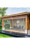200x200cm 1pc Clear Waterproof Tarps With Grommets, For Patio, For Covering Henhouse Porch Canopy Pl - 8