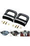 2PCS Side Handles Bakelite Pot Ears Replace Anti-scalding Pot Handle Corrosion Resistance For Ste...