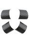 ABS Chrome carbon fiber Steering Wheel Cover Sequin Trim Sticker for Ford Mondeo 2004-2006 - 5