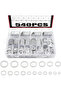 200pcs M4-M14 200/320/360/450/540pcs Box Set Washer Automotive Metric Oil Drain Plug Gaskets Aluminu