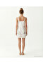 Straight Square Neck Strap Dress - 5
