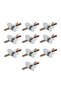 10 Pieces Nut Screw Mount Kits Bird Cage Perch Screws and Nuts Screw Nut with Gaskets for Parrot ...