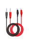 4mm Alligator Cilp To Banana Plug Test Cable Lead Connector Dual Tester Probe Crocodile Clip For ... - 3