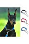 black Pet Collar Adjustable Nylon Large Dogs Slip Pinch Collar with Welded Link Chain Dog Training A