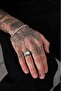 Silver Rectangular Men's Ring - 3