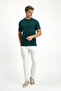 Crew Neck Slim Fit 100% Cotton T-Shirt - 3