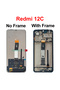 12 No Frame Choice ForXiaomi Redmi 12C LCD 22120RN86G Display Poco C55 Touch Screen Digitizer For R - 4