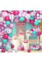 Other As Picture 107Pcs A set of surprise themed white ball and black dot balloon chain set ,girls b - 5