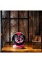 USB Plug 2.36inch dragon 1pc 3D Laser Engraving Dragon Phoenix Auspicious, Crystal Ball Night Light, - 3