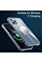 جراب شفاف فاخر مقاوم للصدمات لهاتف iPhone 15 Pro Max لهاتف iPhone 16 15 13 12 11 14 Pro Max Mini XR - 4