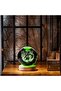 USB Plug 2.36inch dragon 1pc 3D Laser Engraving Dragon Phoenix Auspicious, Crystal Ball Night Light, - 5