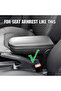 Armrest Latch Cover For Seat Ibiza 6J Center Console Arm Rest Storage Box Lid Cover Car Pad