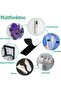 40x60mm 10pcs black Nylon Self Adhesive Round Sticker Hook and Loop Fastener Tape Strong Double Side - 3