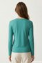 Women's Crew Neck Viscose Lycra Long Sleeve T-Shirt - Ocean Green - 3