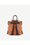 Double Pocket Plush Garnished Backpack - 4
