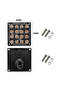 Amber Yellow 1x Led Strobe Warning Light Strobe Grille Flash Truck Lamp Amber Traffic Light 12V 24V - 3