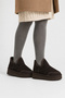 Lusso Thick Sole Winter Women's Boots with Fur Inside - Brown - 4