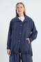 Oversized Trench Coat with Buttoned Stopper - 2