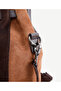 Leather Backpack with Drawstring Detail - 4