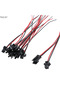 15cm 10Pcs Long JST SM 2pins Plug Male To Female Wire Connector - 2