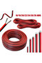 10M 18AWG 5/10m Red Black Hookup Wire 2 Pin Automotive Flat Cable 16/18/20/22/24/26/28 AWG Extension