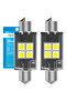 White 31mm 2PCS NAO C5W LED CANBUS Error Free Festoon 31mm 36mm 39mm 41mm 12V 3030 SMD C10W For Car - 8