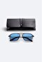 Silver Square Frame Polarized Sunglasses B008804 - 5
