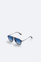 Silver Square Frame Polarized Sunglasses B008804 - 2