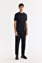 Men's Black Crew Neck Cotton Elastane Regular Fit T-Shirt A61Y1023 - 6