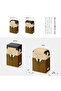 Hilarious Erasers Will Slowly Go Bald As You Use Them baldness Old Man Eraser Salaryman Eraser Be... - 3