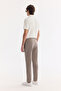 Men's Mink Side Elastic Anti-Wrinkle Technical Fabric Slim Fit Chino Trousers A61Y3077 - 4