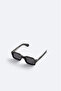 Black Round Frame Polarized Sunglasses B008810 - 2