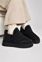 Lusso Thick Sole Winter Women's Boots with Fur Inside - Black - 3