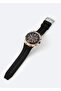 Men's Black Gift Boxed Silicone Cord Wristwatch B009041 - 3