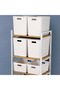 lidless Organizer Basket Toys Sundries Cosmetics Clothing Lidless Storage Box Dustproof Plastic Stor - 2