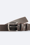 Men's Brown Rectangular Buckle Belt B009300 - 2